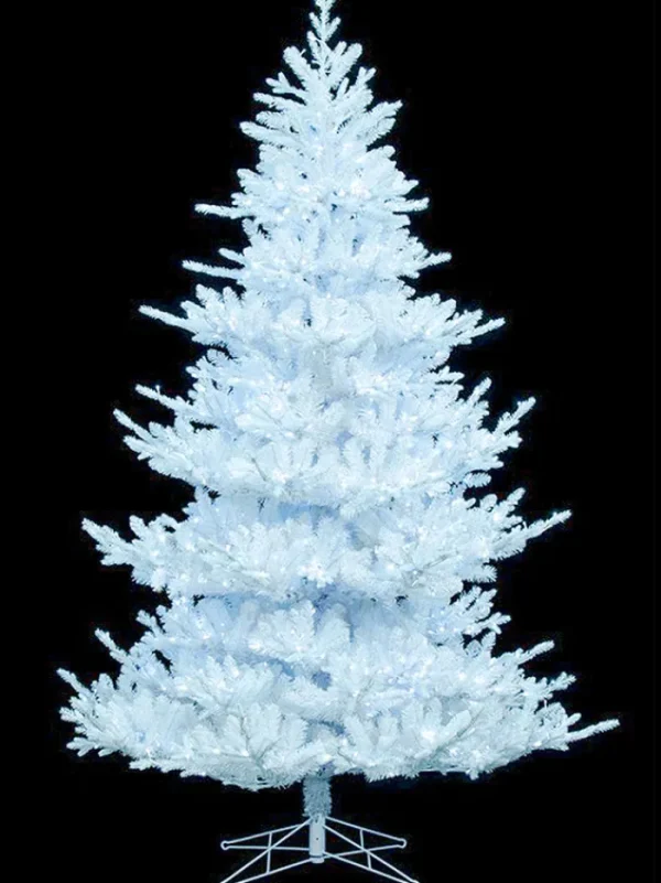 Aldik Home Pre Lit Christmas Trees<Blizzard White Pine LED 12 Feet Warm / Cool