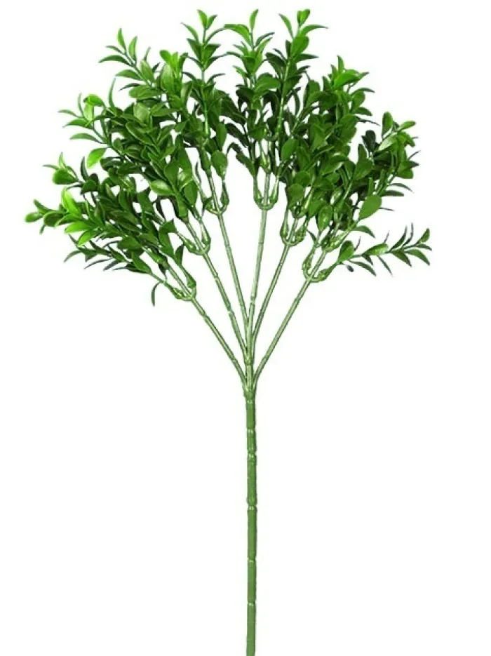 boxwood_spray__in_green_0.webp Aldik Home Desk Plants<Boxwood Spray 18.5 in. Green