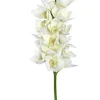 Aldik Home Silk Orchids<Cymbidium Orchid 41 in. White