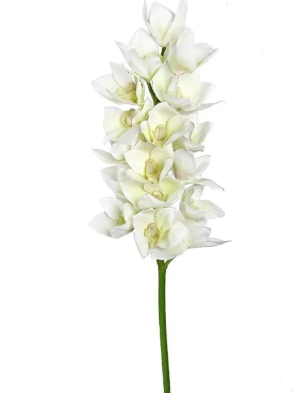 Aldik Home Silk Orchids<Cymbidium Orchid 41 in. White