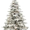 Aldik Home Flocked Christmas Trees | Tall Christmas Trees<Deluxe Flocked Arctic 10 Feet