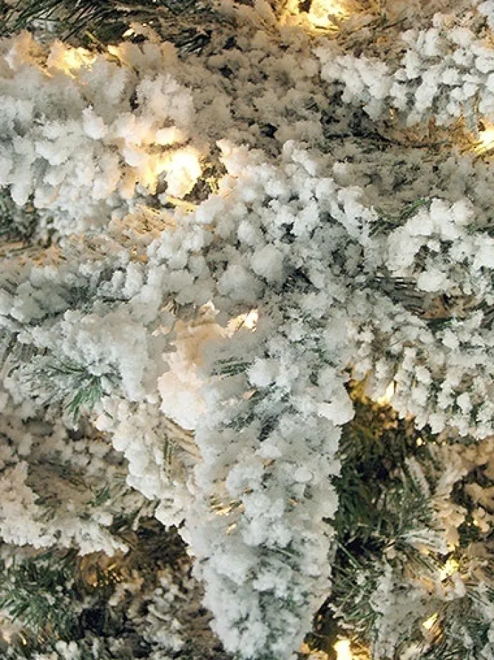 flocked_arctic__feet_1.webp Aldik Home Pre Lit Christmas Trees | Flocked Christmas Trees<Flocked Arctic 7.5 Feet