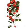 Aldik Home Flowering Bushes<Hanging Geranium Plant 36 in. Red