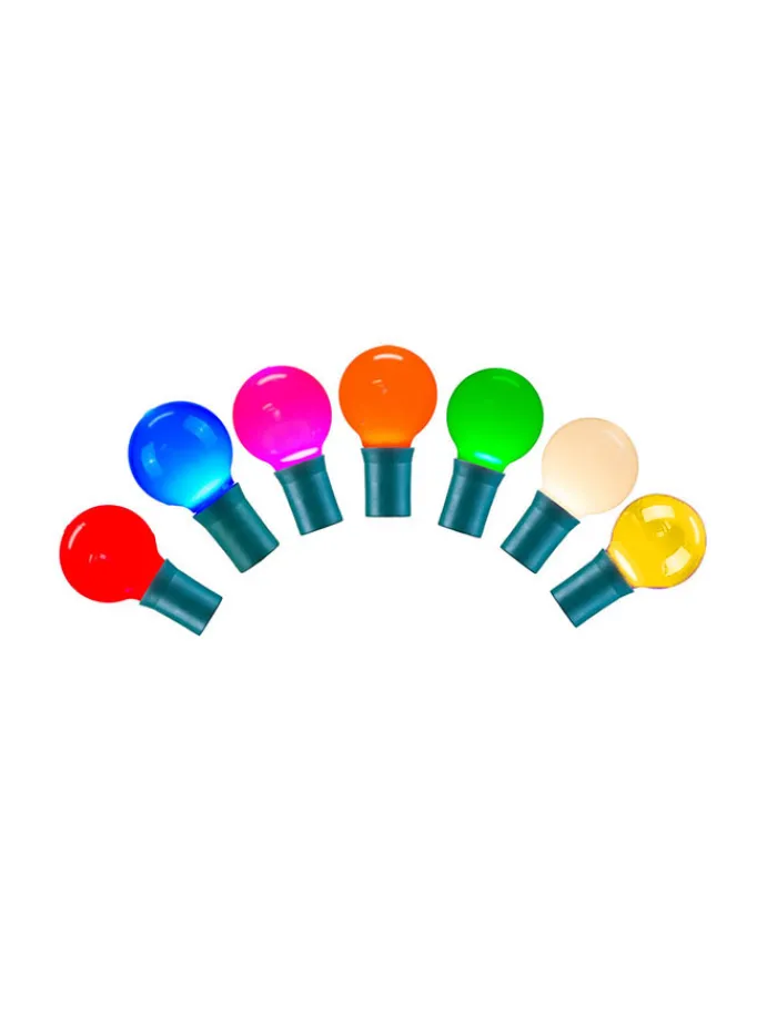 led_g_ceramic_bulb__ft__l_0.webp Aldik Home Outdoor Christmas Lights<LED G30 Ceramic Bulb 16 FT 25 Lights - Multicolor