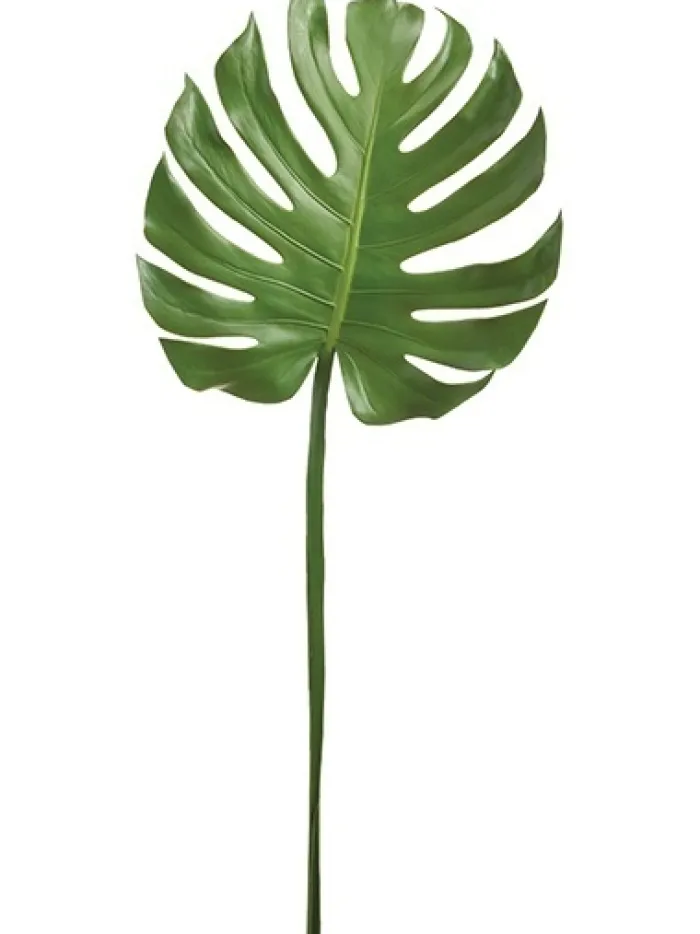 monstera_leaf__in_green_0.webp Aldik Home Tropical Plants & Flowers<Monstera Leaf 41 in. Green