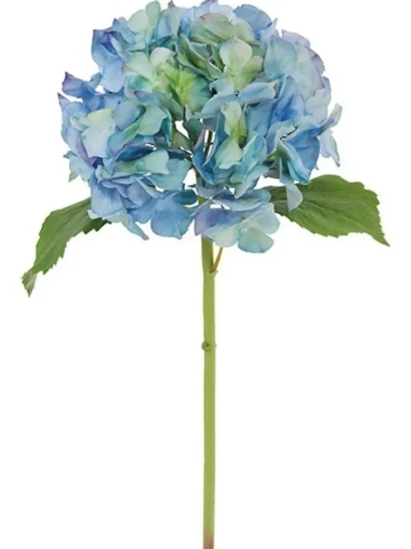 Aldik Home Natural Touch Silk Flowers<Natural Touch Hydrangea 21 in. Blue