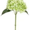 Aldik Home Natural Touch Silk Flowers<Natural Touch Hydrangea 18 in. Light Green
