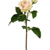 Aldik Home Natural Touch Silk Flowers | Silk Roses<Natural Touch Rose 21.5 in. Champagne
