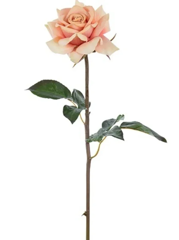 Aldik Home Natural Touch Silk Flowers | Silk Roses<Natural Touch Rose Dutchess Open 20 in. Light Mauve