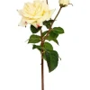Aldik Home Natural Touch Silk Flowers | Silk Roses<Natural Touch Rose Sweet Juliet 22 in. Yellow