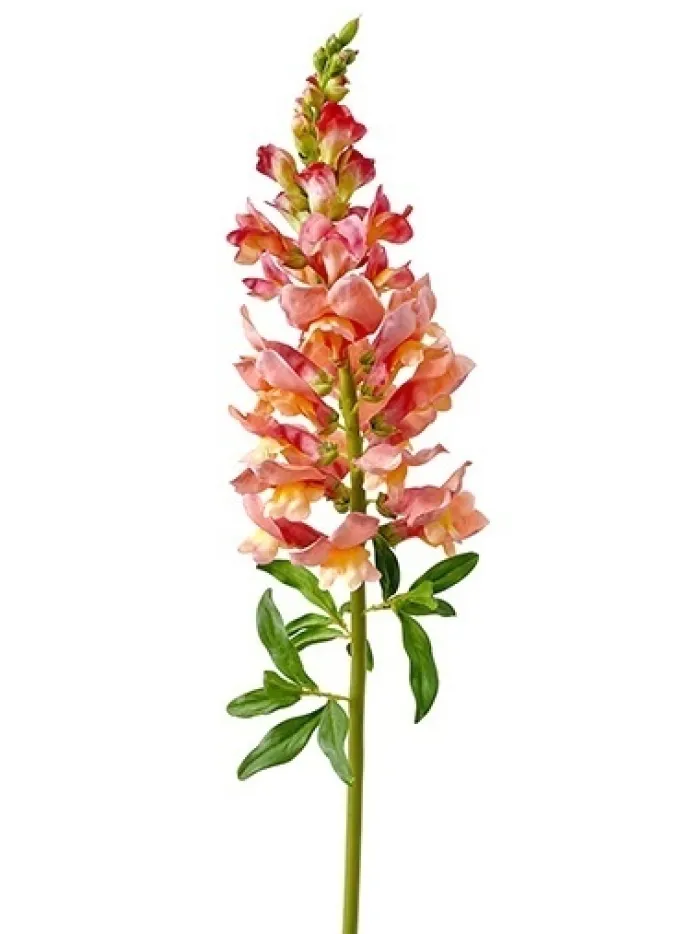 natural_touch_snapdragon__0-1.webp Aldik Home Natural Touch Silk Flowers<Natural Touch Snapdragon 30 in. Salmon