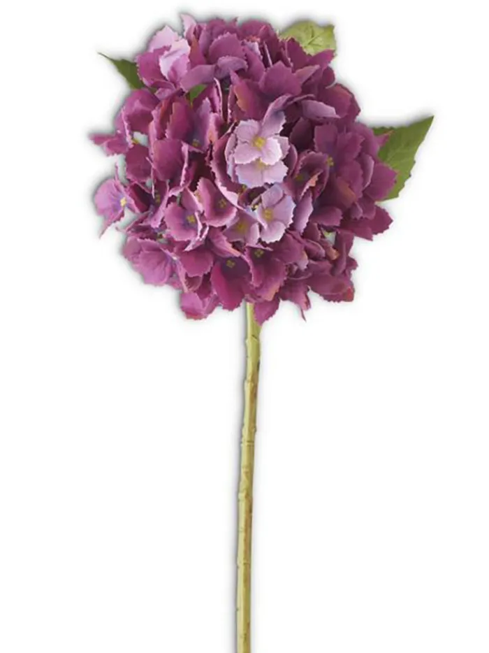 real_touch_hydrangea__in__0.webp Aldik Home Natural Touch Silk Flowers<Real Touch Hydrangea 20 in. Purple