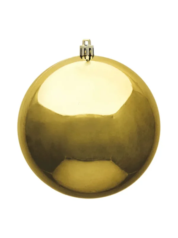 Aldik Home Seamless Shatterproof Ornaments<Seamless Shatterproof Shiny Gold 8 in. - Case of 12