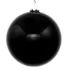 Aldik Home Seamless Shatterproof Ornaments<Seamless Shatterproof Shiny Black 8 in. - Case of 12