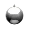 Aldik Home Seamless Shatterproof Ornaments<Seamless Shatterproof Shiny Silver 4 in. - Case of 72