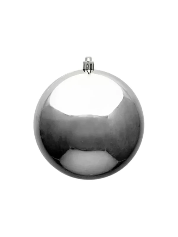 Aldik Home Seamless Shatterproof Ornaments<Seamless Shatterproof Shiny Silver 4 in. - Case of 72