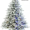 Aldik Home Pre Lit Christmas Trees | Tall Christmas Trees<Snowy Deluxe Canyon LED 9 FT - Color Switch