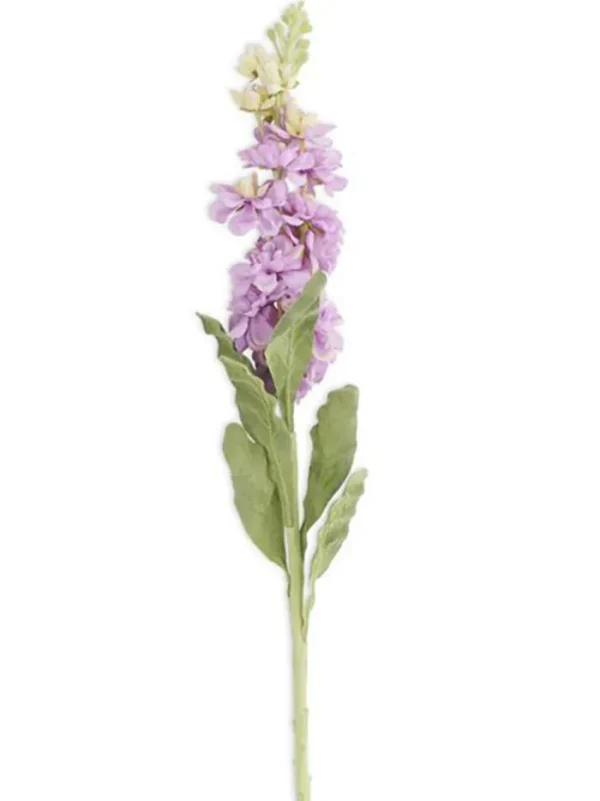 Aldik Home Natural Touch Silk Flowers<Stock Flower Stem 30 in. Purple