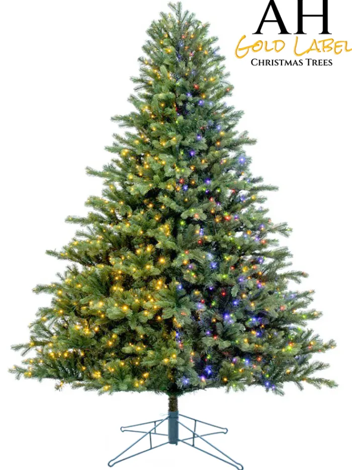 virginia_fir_led__ft__col_0.webp Aldik Home Pre Lit Christmas Trees | Tall Christmas Trees<Virginia Fir LED 7.5 FT - Color Switch
