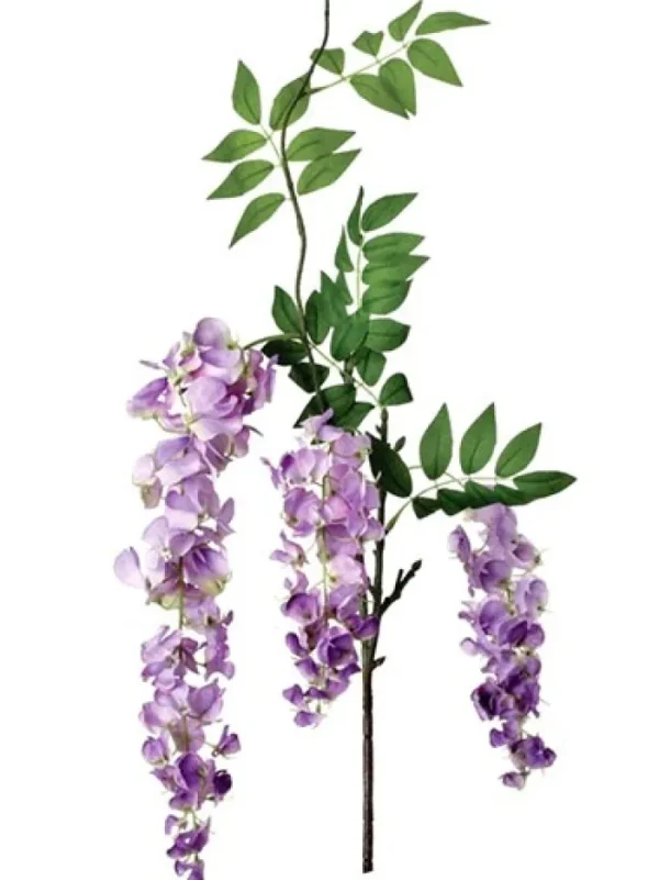 Aldik Home Artificial Tree Branches<Wisteria Branch 38 in. Lavender